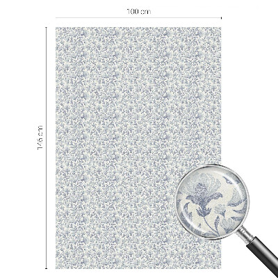 Colored window film stained glass Floral pattern