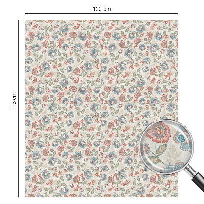 Privacy window film Floral pattern