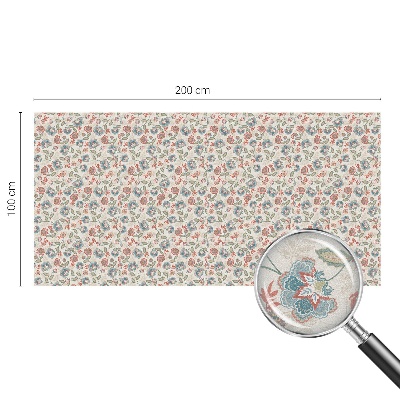 Privacy window film Floral pattern