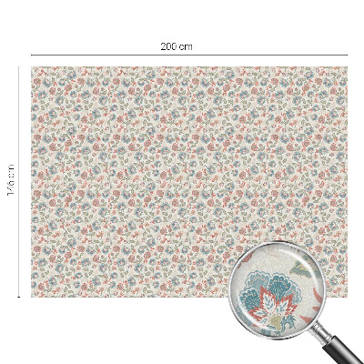 Privacy window film Floral pattern