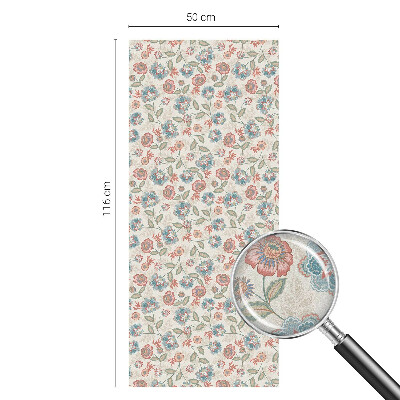 Privacy window film Floral pattern