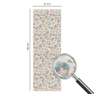 Privacy window film Floral pattern