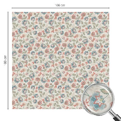 Privacy window film Floral pattern