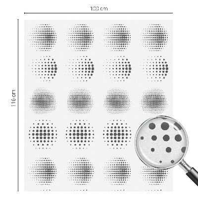 Patterned window film Dotted circles