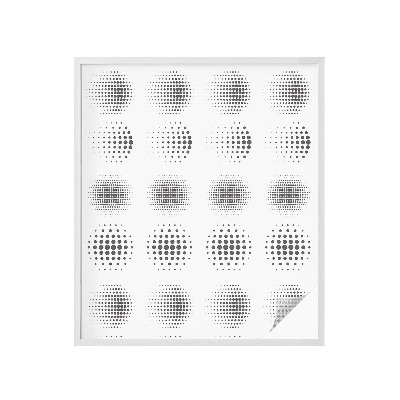 Patterned window film Dotted circles