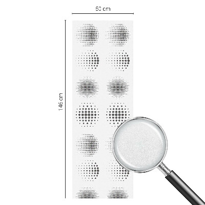 Patterned window film Dotted circles