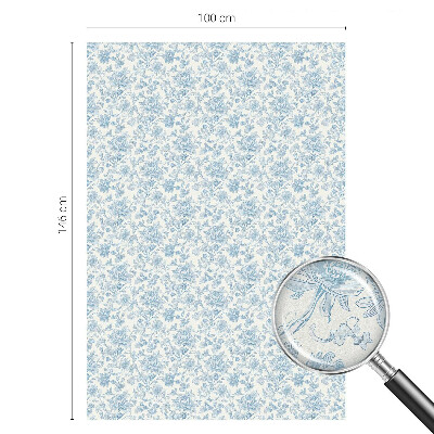 Colored window film stained glass Floral pattern