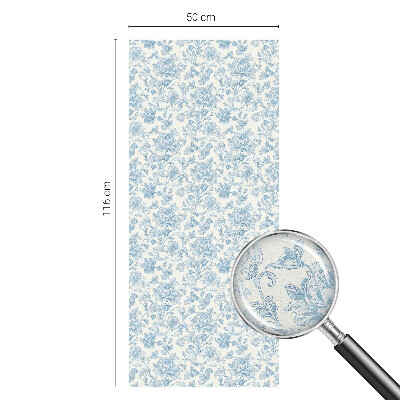 Colored window film stained glass Floral pattern