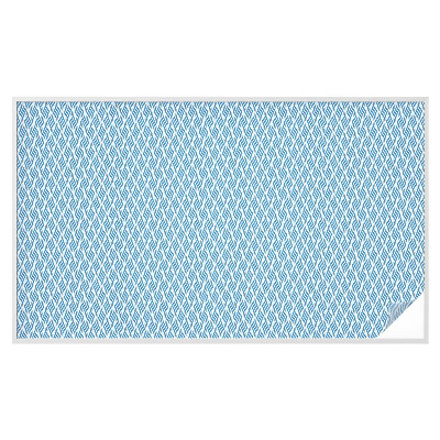 Patterned window film Blue waves