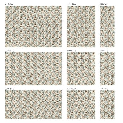 Frosted glass film stained glass effect Floral pattern