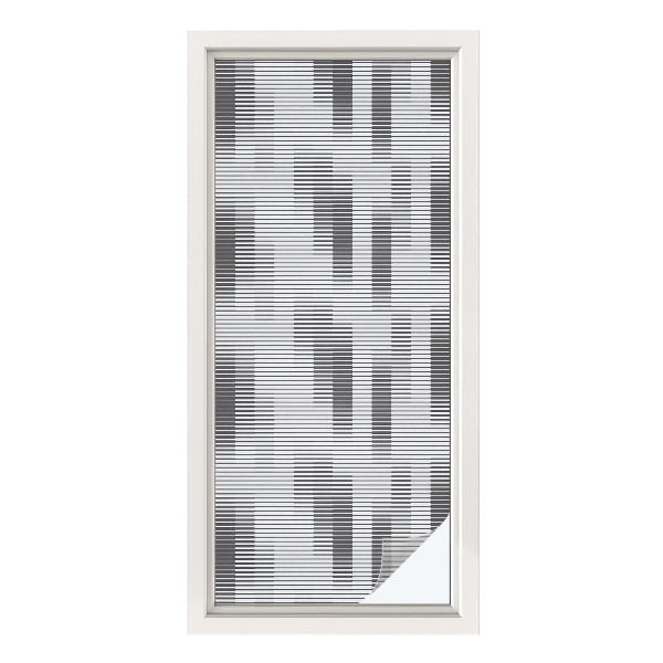 Patterned window film Graphic grid