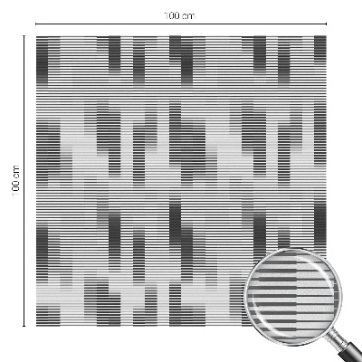 Patterned window film Graphic grid