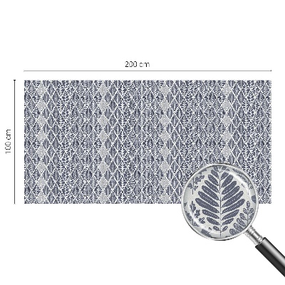 Colored window film stained glass Patterned leaves