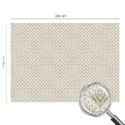 Patterned window film Plant ornaments