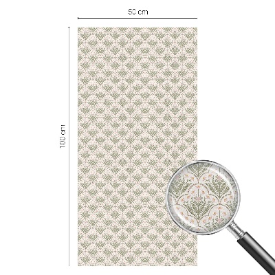 Patterned window film Plant ornaments