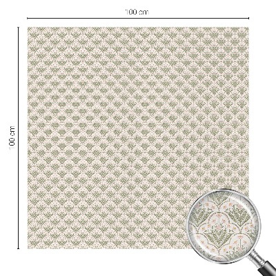 Patterned window film Plant ornaments