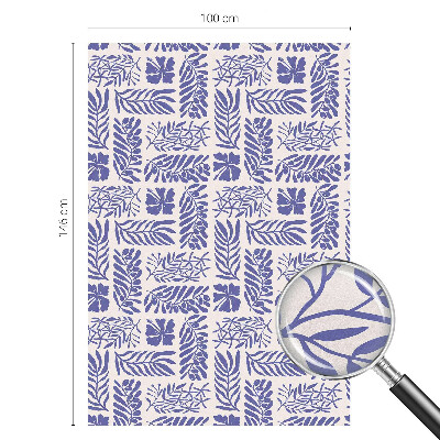 Colored window film stained glass Plant patterns