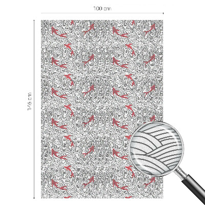 Frosted glass film stained glass effect Wavy pattern