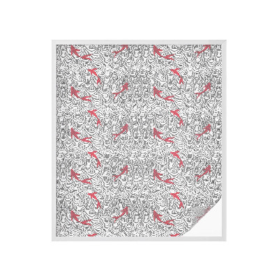 Frosted glass film stained glass effect Wavy pattern