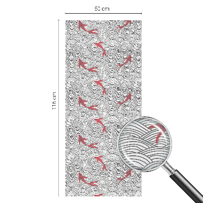 Frosted glass film stained glass effect Wavy pattern