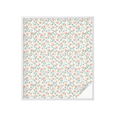 Opaque window film stained glass style Floral pattern