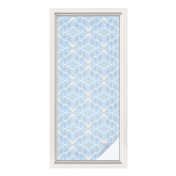 Privacy window film Floral ornament
