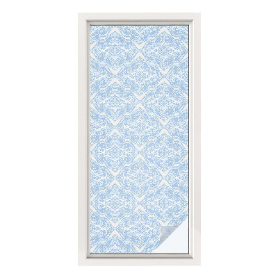 Privacy window film Floral ornament