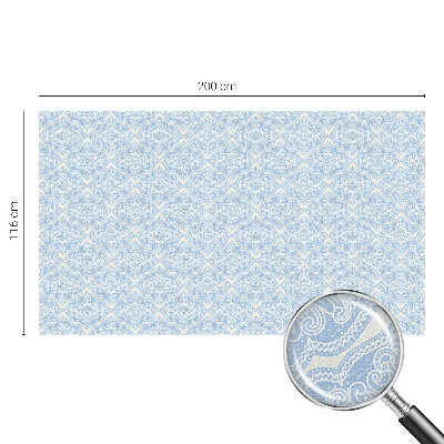 Privacy window film Floral ornament