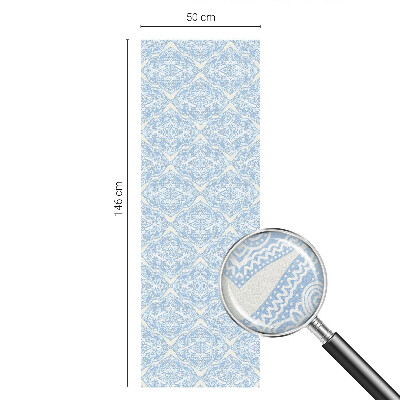 Privacy window film Floral ornament