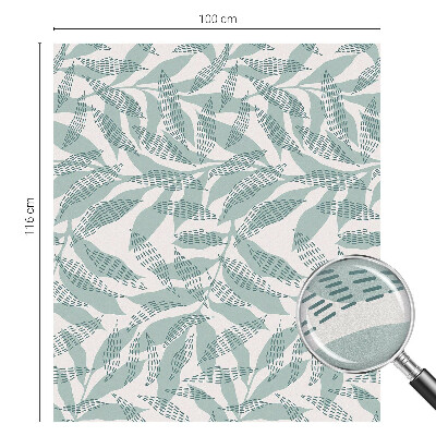 Patterned window film Green leaves