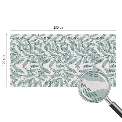 Patterned window film Green leaves