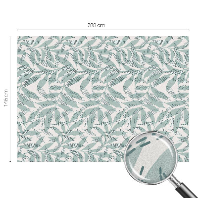 Patterned window film Green leaves