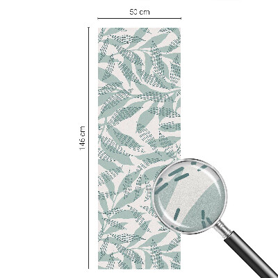 Patterned window film Green leaves