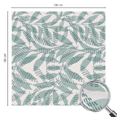 Patterned window film Green leaves