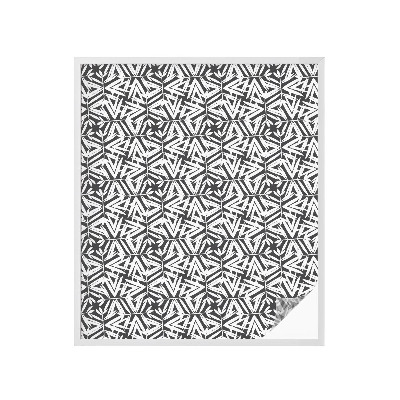 Colored window film stained glass Geometric leaves