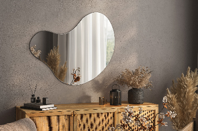 Organic shape mirror modern design