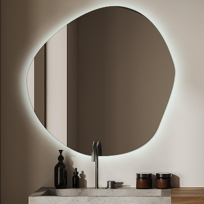 Irregular shape led mirror