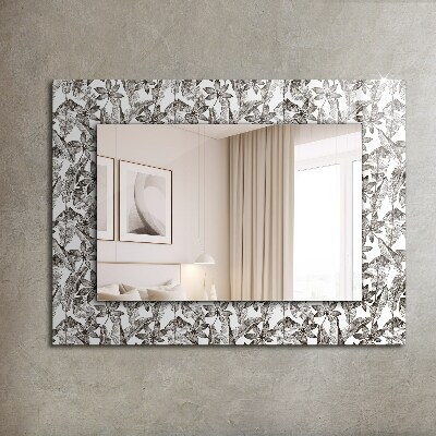 Decorative mirror Leaves and flowers