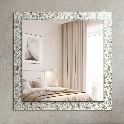 Wall mirror decor Colorful pattern of circles