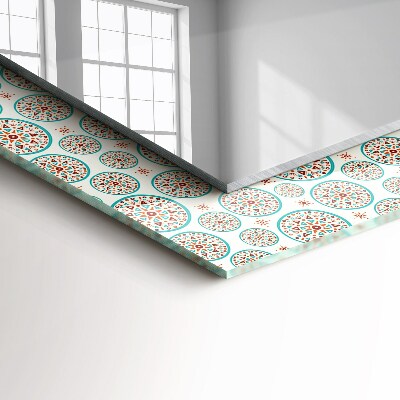 Wall mirror decor Colorful pattern of circles
