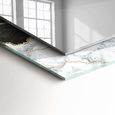 Decorative mirror Abstract marble