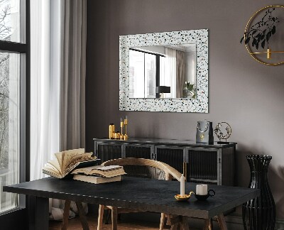Decorative mirror Terrazzo mosaic pattern
