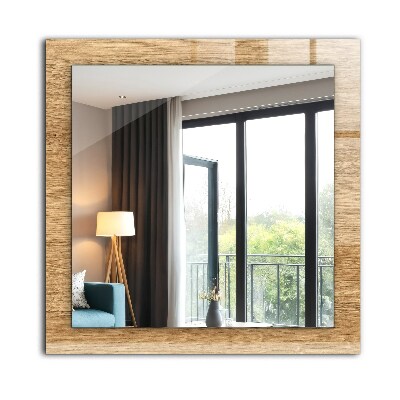 Decorative mirror Wood with texture