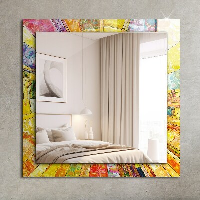 Decorative mirror Colorful abstract mosaic