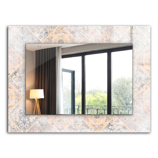 Decorative mirror Tiles with patterns