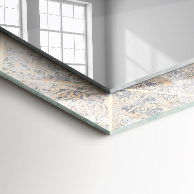 Decorative mirror Tiles with patterns