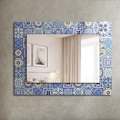 Decorative mirror Colorful mosaic tiles