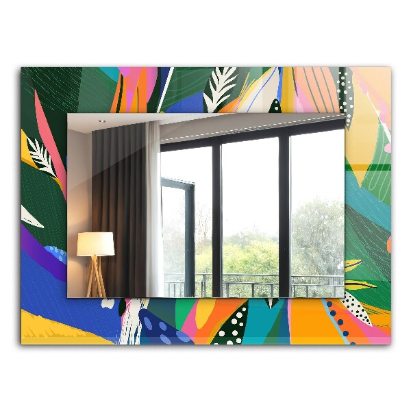 Decorative mirror Colorful abstract pattern