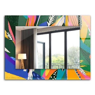 Decorative mirror Colorful abstract pattern