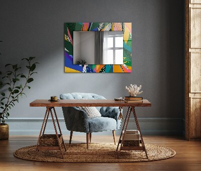 Decorative mirror Colorful abstract pattern